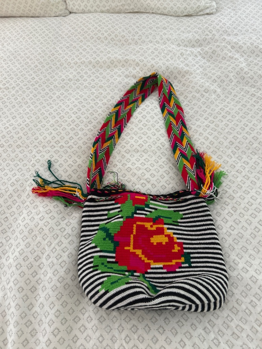 Hand stitched bag from Colombia